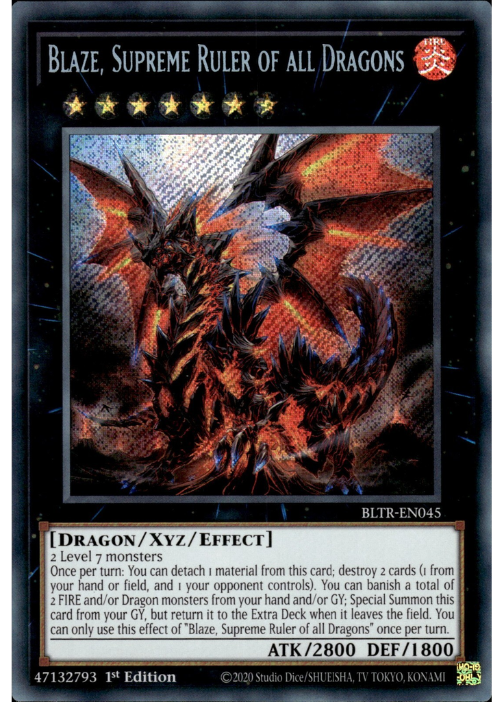 Blaze, Supreme Ruler of all Dragons