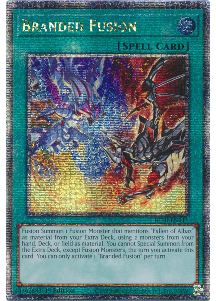 Branded Fusion (Quarter Century Secret Rare 1st Edition)