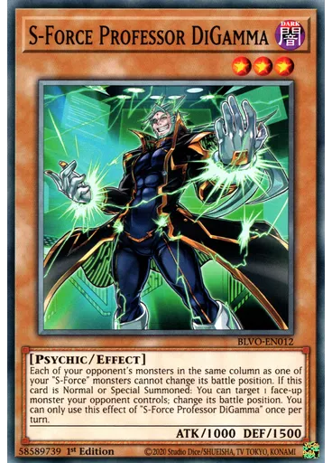 S-Force Professor DiGamma — Blazing Vortex