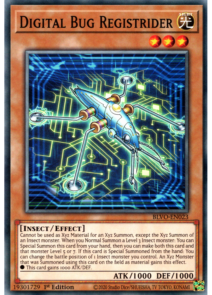 Digital Bug Registrider