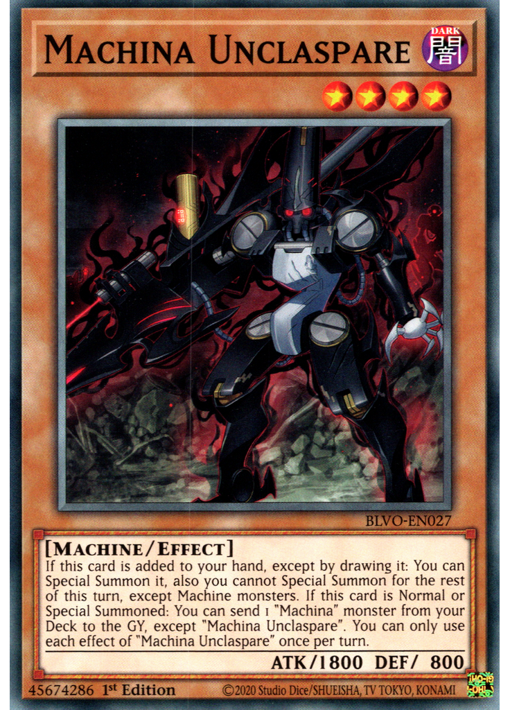 Machina Unclaspare