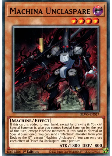 Machina Unclaspare