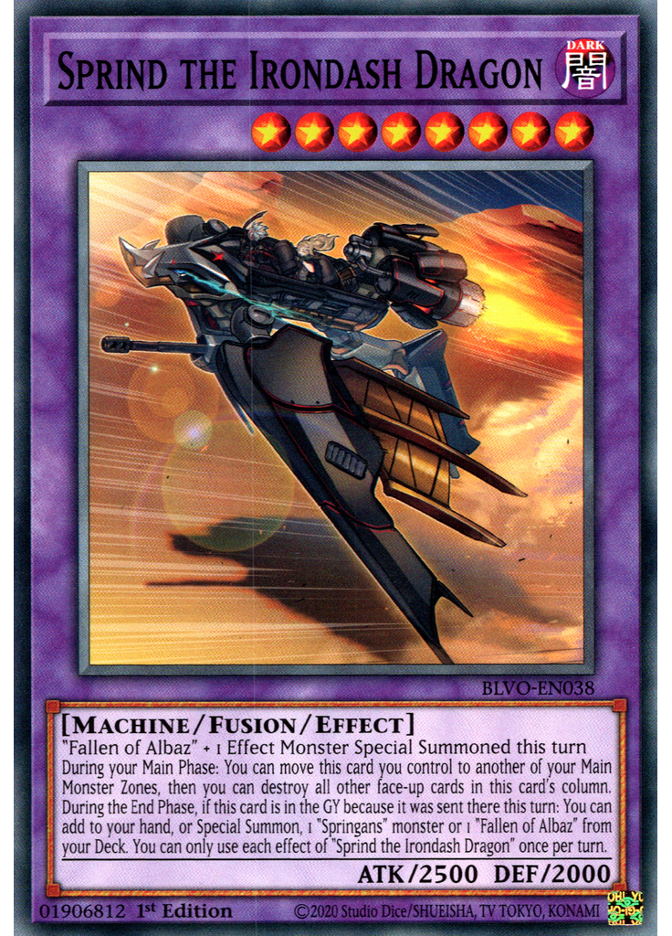 Sprind the Irondash Dragon