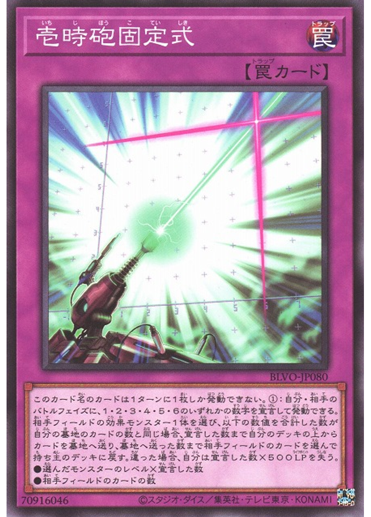 壱時砲固定式
