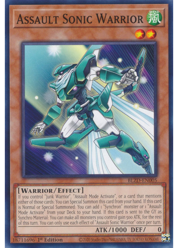 Assault Sonic Warrior