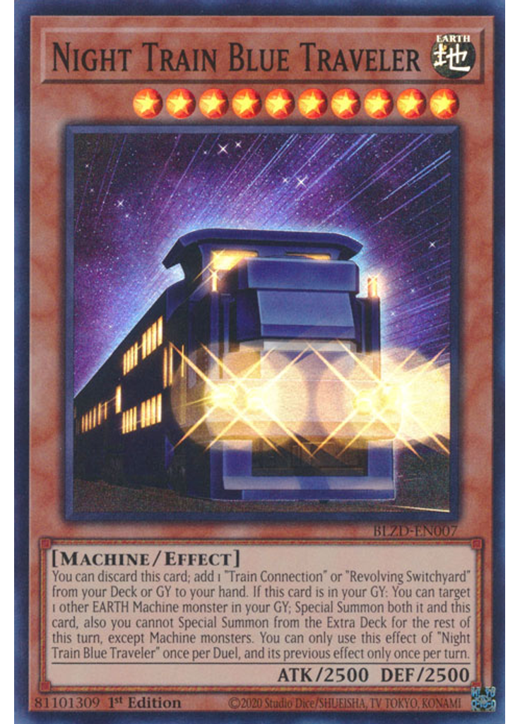 Night Train Blue Traveler