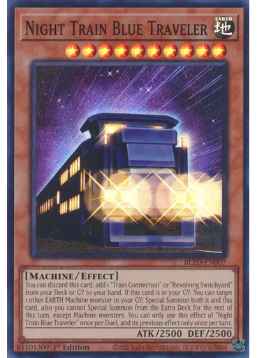 Night Train Blue Traveler