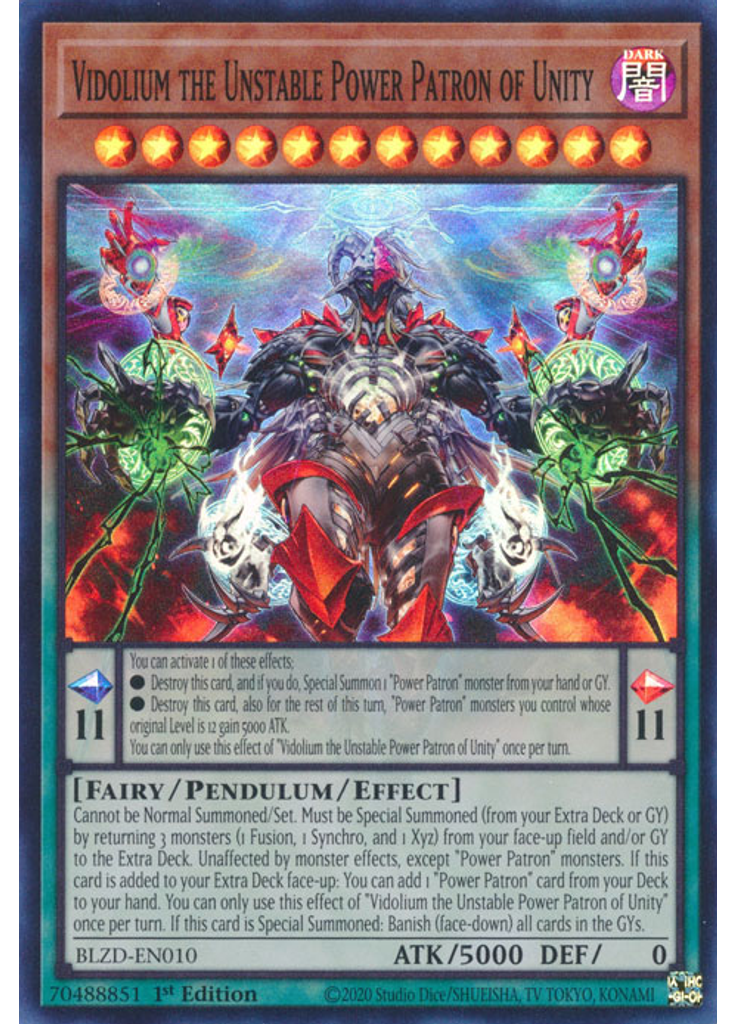 Vidolium the Unstable Power Patron of Unity