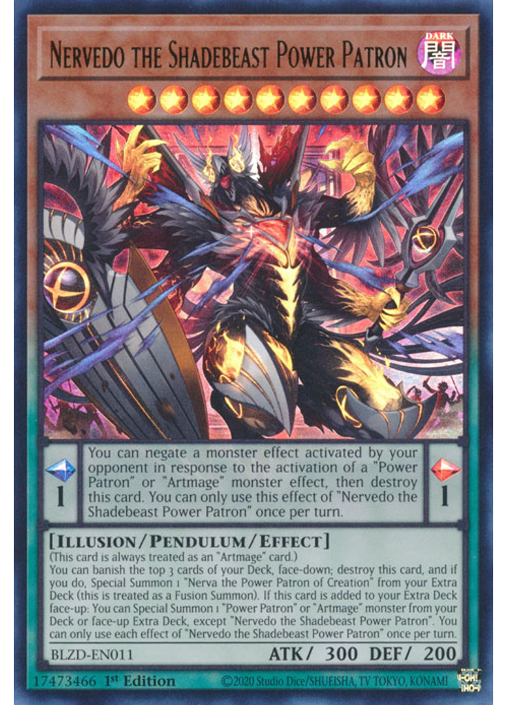 Nervedo the Shadebeast Power Patron