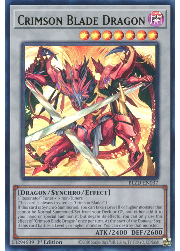 Crimson Blade Dragon
