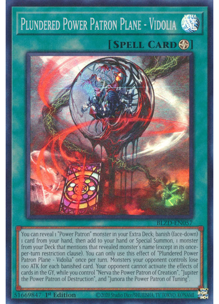 Plundered Power Patron Plane - Vidolia