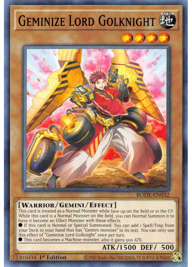 Geminize Lord Golknight