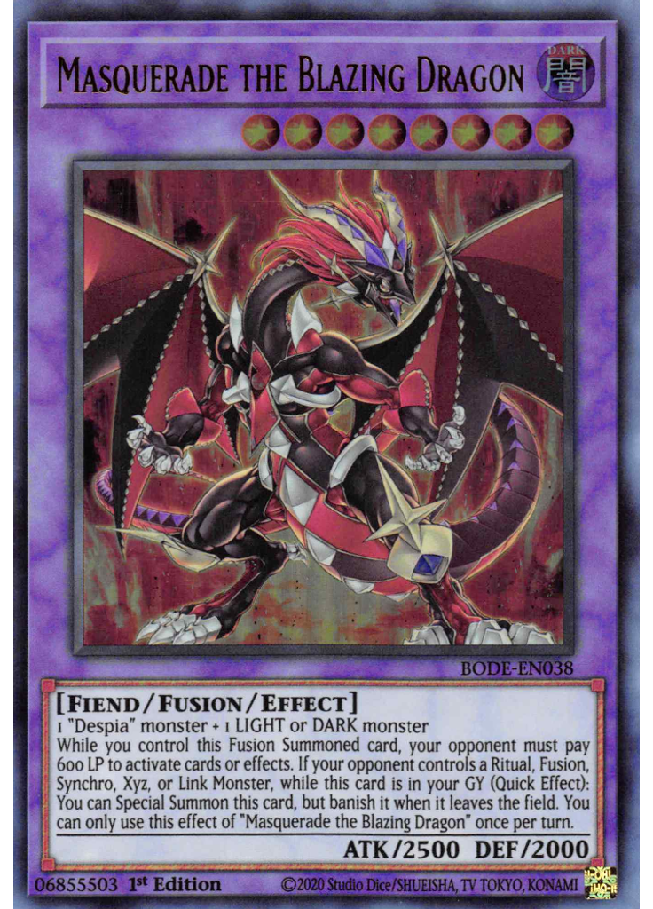 Masquerade the Blazing Dragon