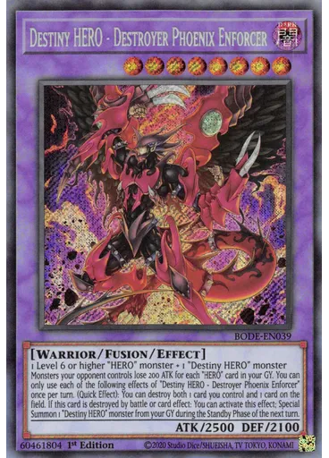 Destiny HERO - Destroyer Phoenix Enforcer