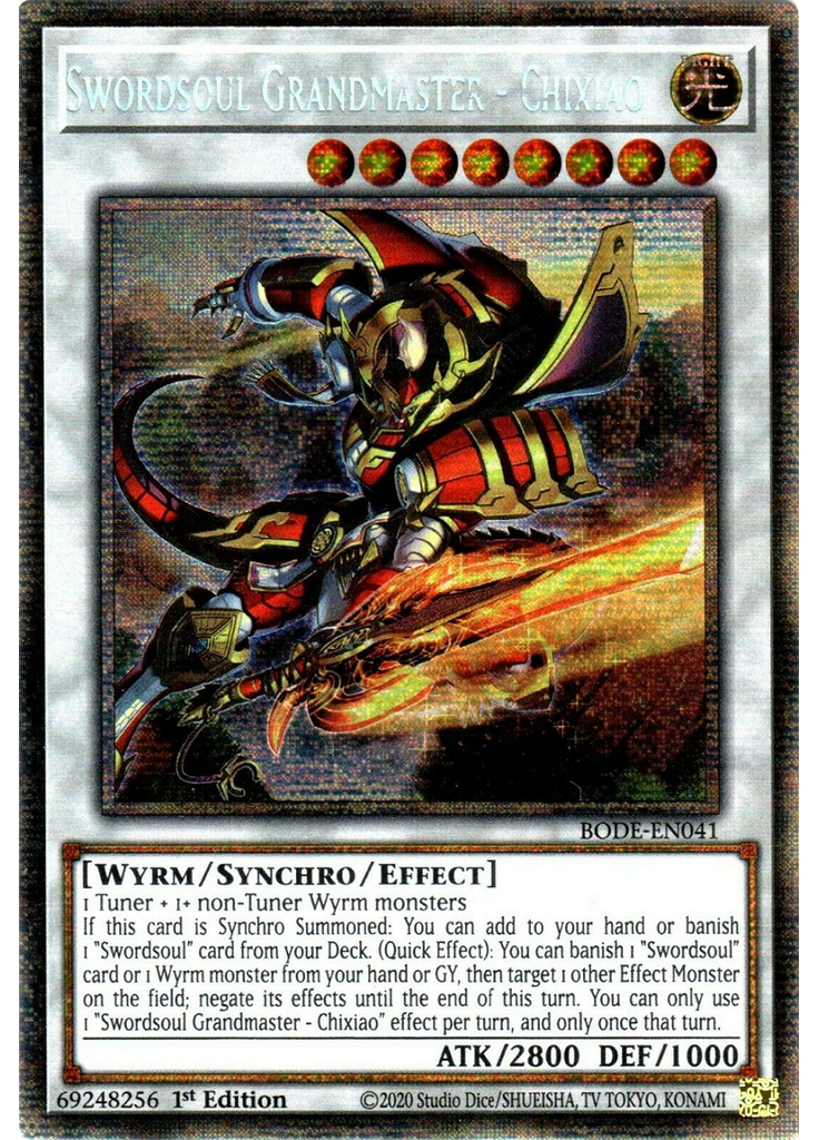 Swordsoul Grandmaster - Chixiao (Starlight Rare 1st Edition)