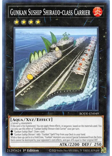 Gunkan Suship Shirauo-class Carrier