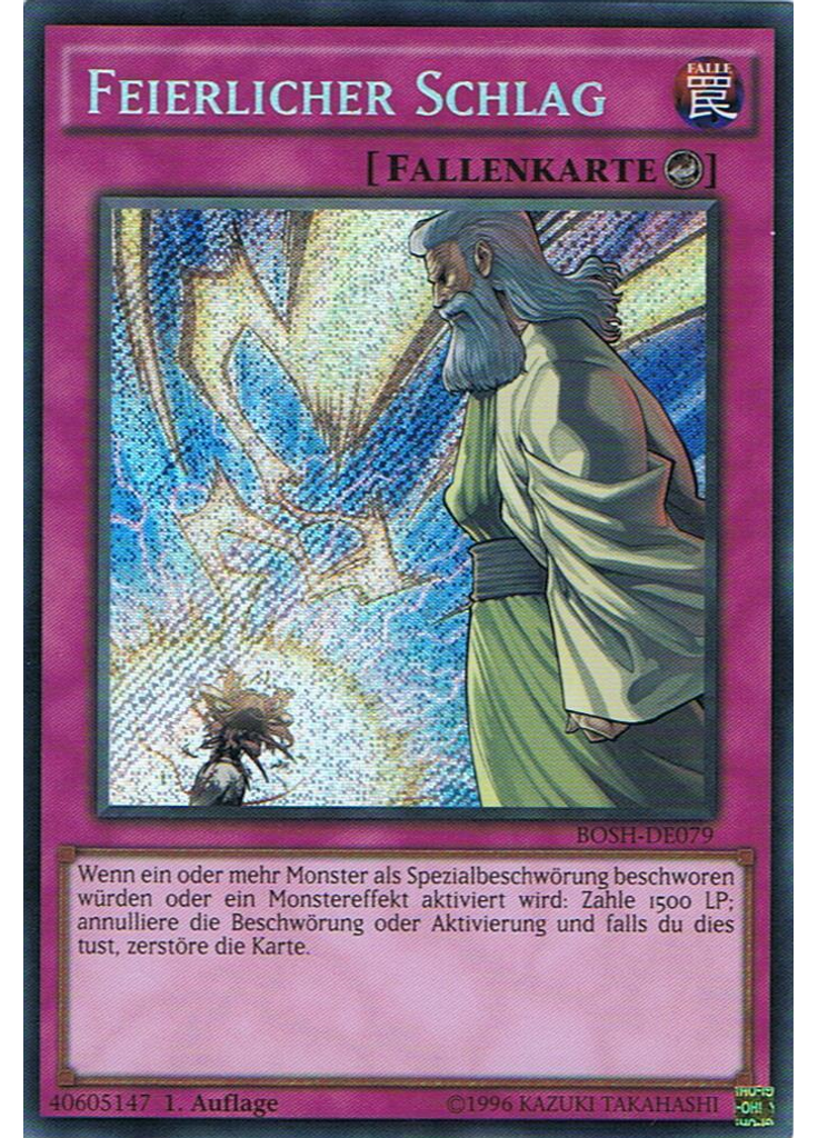 Feierlicher Schlag