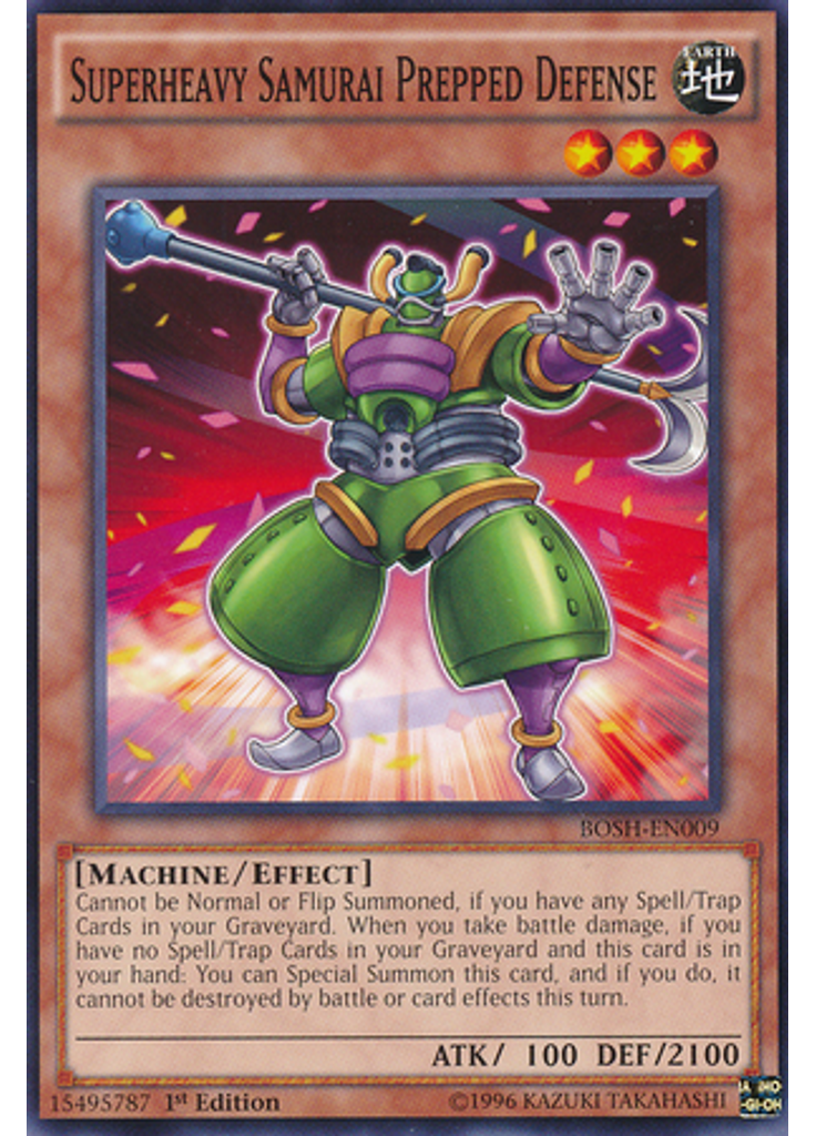 Superheavy Samurai Prepped Defense