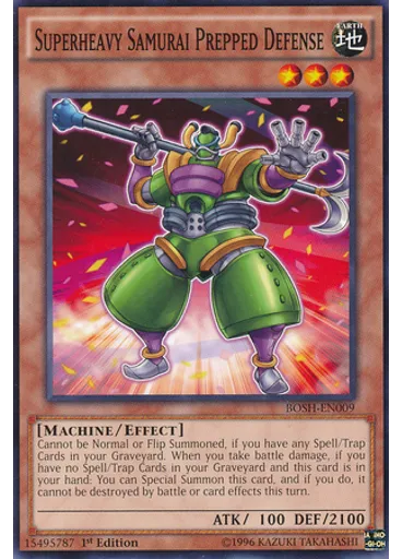 Superheavy Samurai Prepped Defense