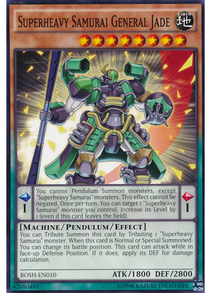 Superheavy Samurai General Jade (Common Unlimited)