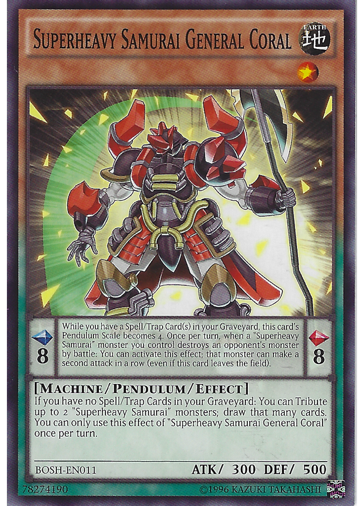 Superheavy Samurai General Coral (Common Unlimited)