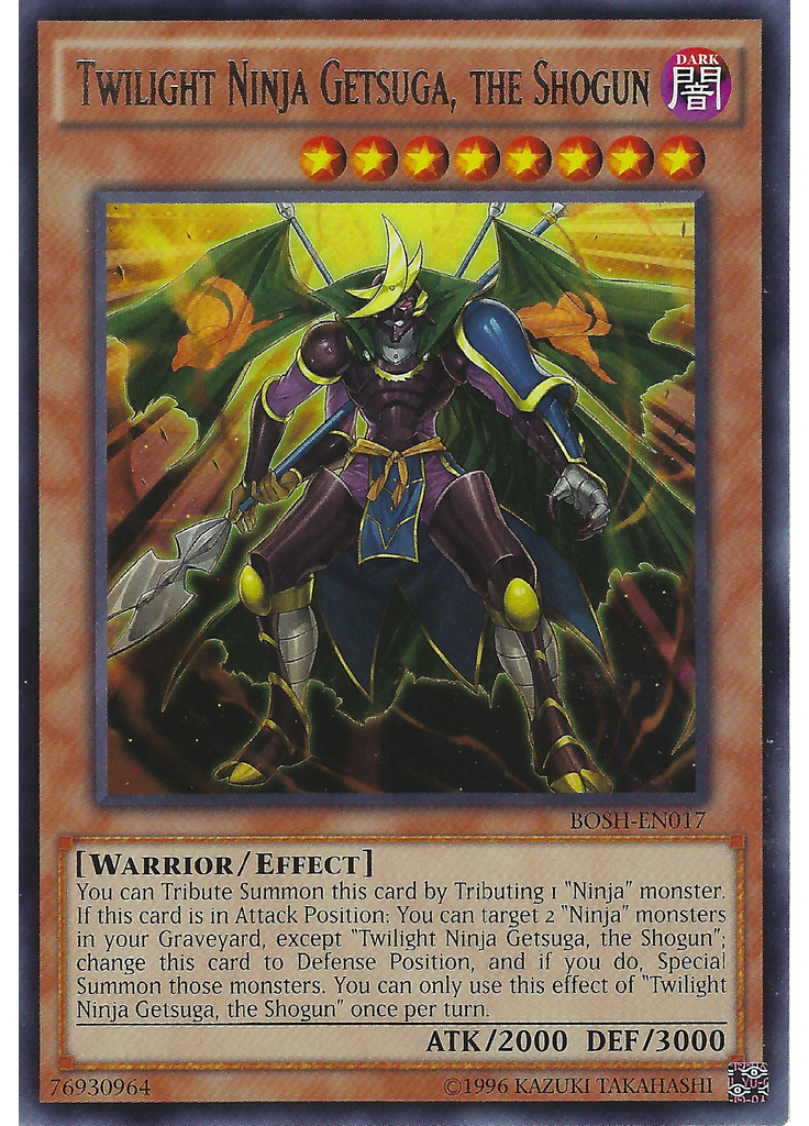 Twilight Ninja Getsuga, the Shogun (Rare Unlimited)