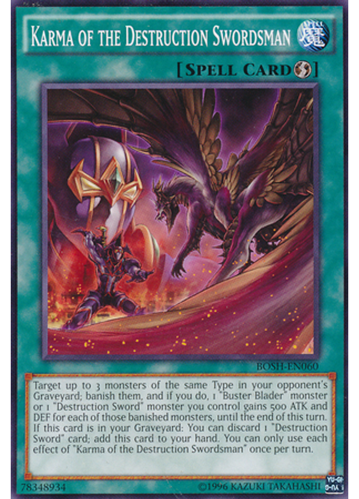 Karma of the Destruction Swordsman (Common Unlimited)