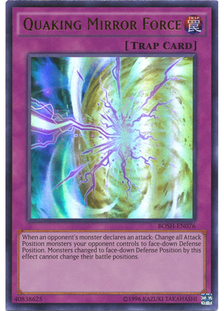 Quaking Mirror Force (Ultra Rare Unlimited)