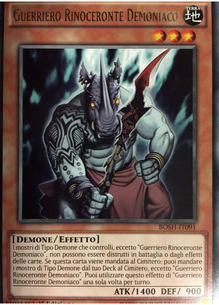 Guerriero Rinoceronte Demoniaco