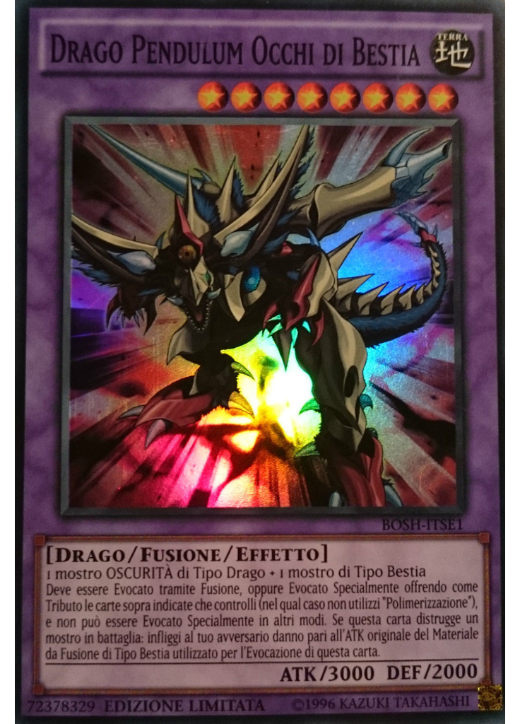 Drago Pendulum Occhi di Bestia