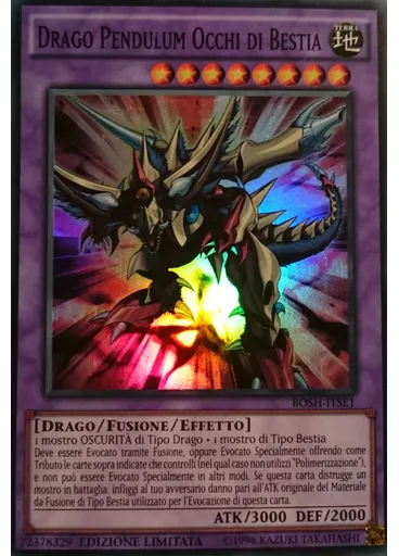 Drago Pendulum Occhi di Bestia