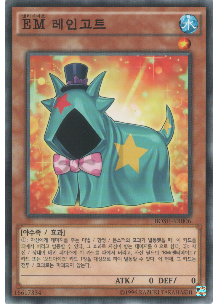 {{ruby|EM|엔터메이트|lang=ko}} 레인고트 (Common Unlimited)
