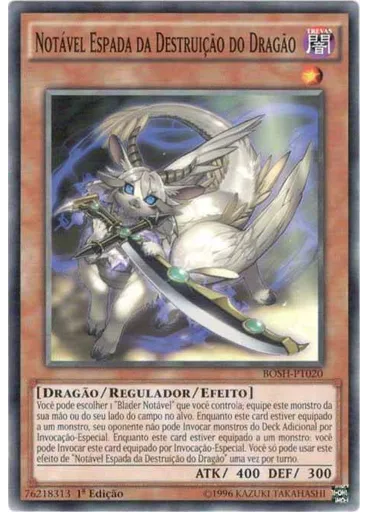 Notável Espada da Destruição do Dragão