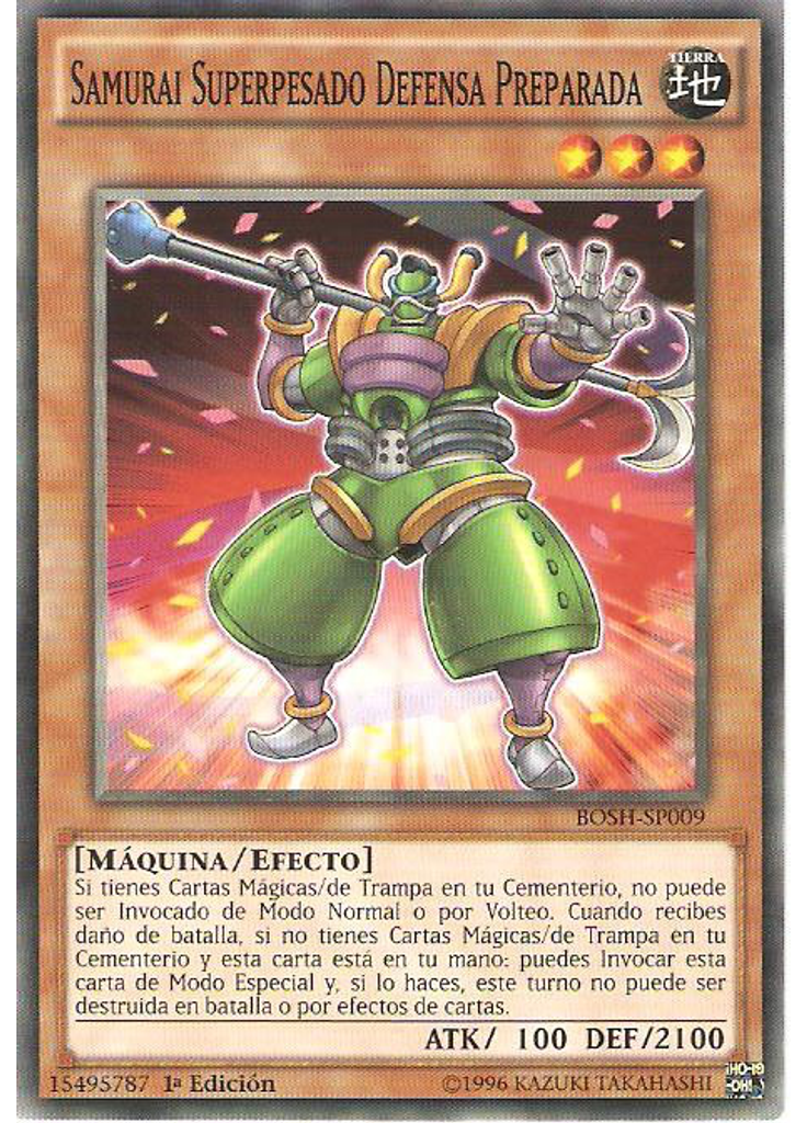 Samurai Superpesado Defensa Preparada