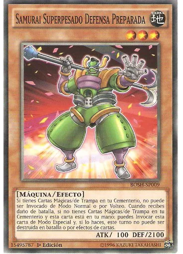 Samurai Superpesado Defensa Preparada