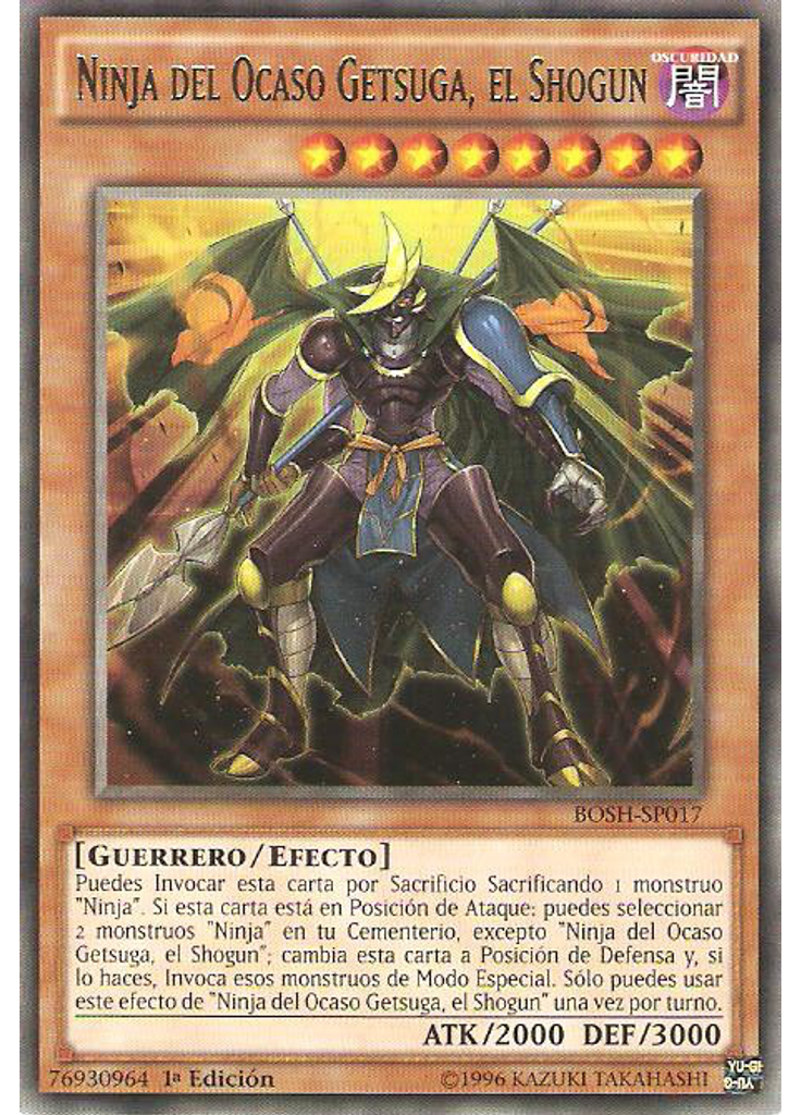 Ninja del Ocaso Getsuga, el Shogun