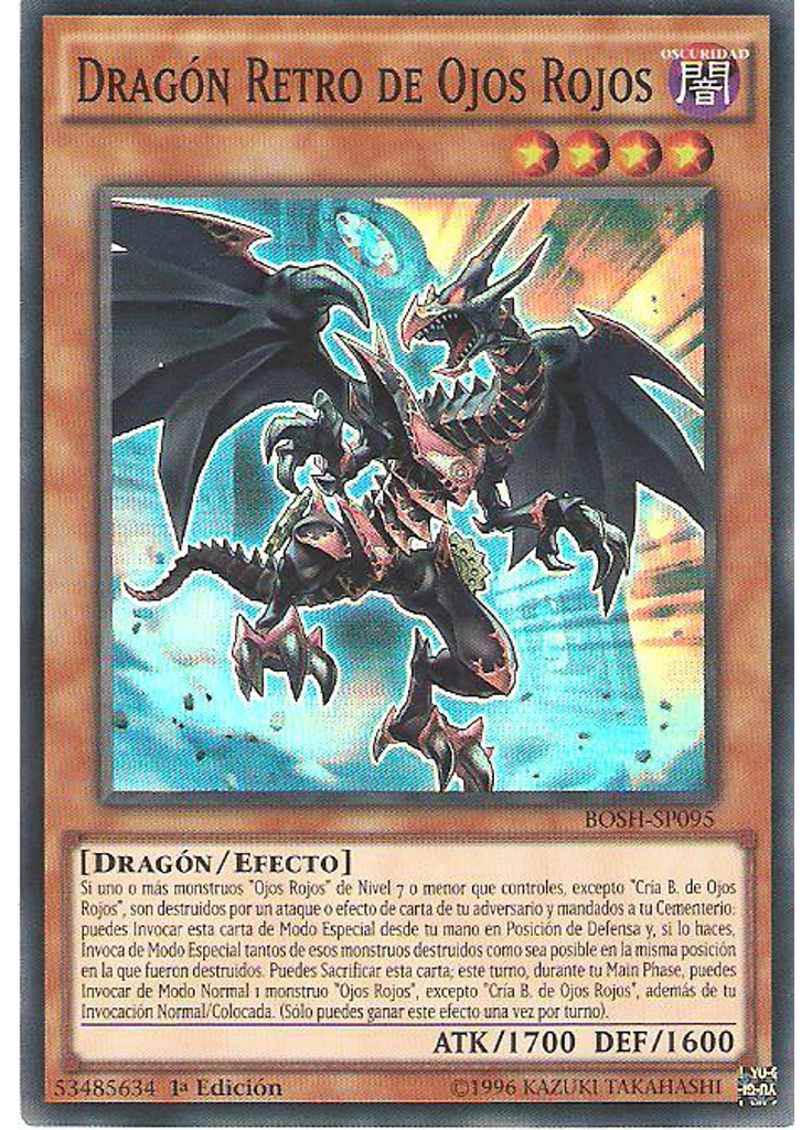 Dragón Retro de Ojos Rojos
