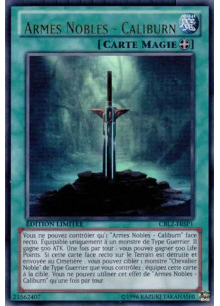 Armes Nobles - Caliburn