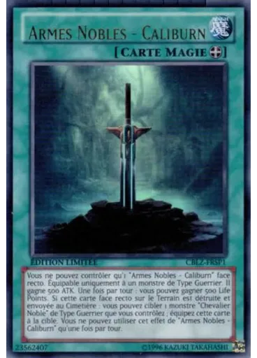 Armes Nobles - Caliburn
