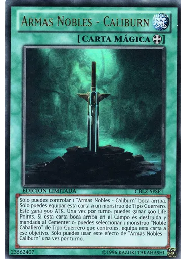 Armas Nobles - Caliburn
