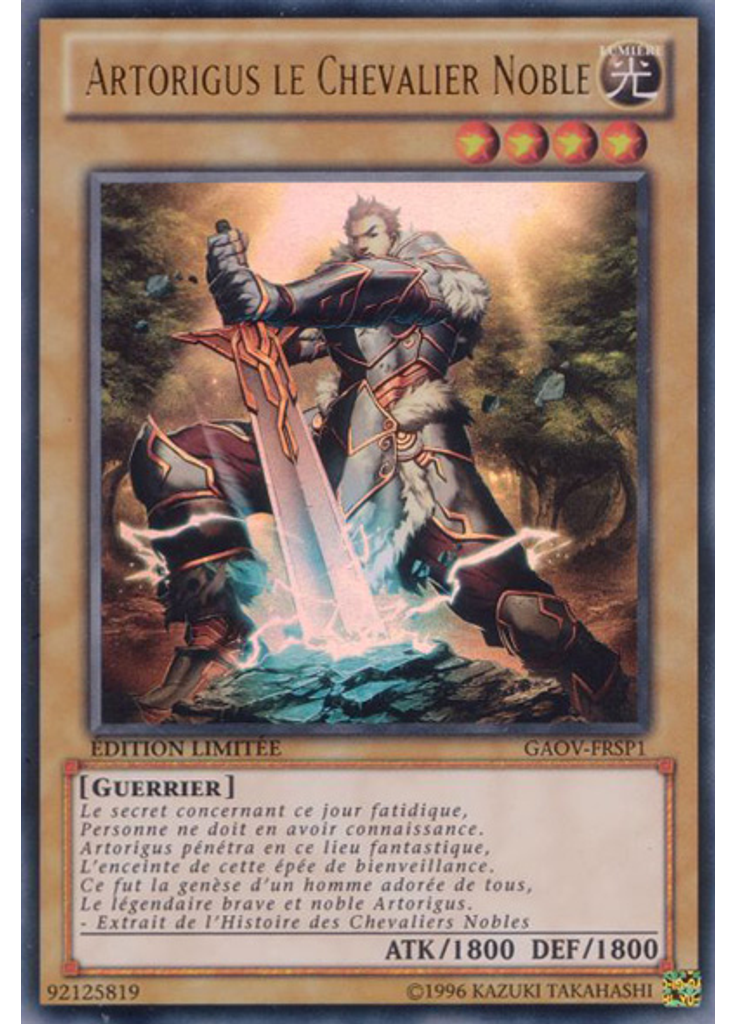 Artorigus le Chevalier Noble