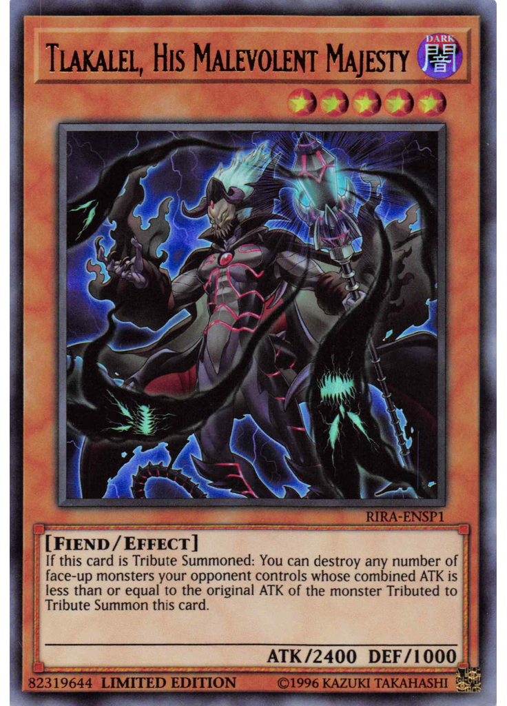 Tlakalel, His Malevolent Majesty