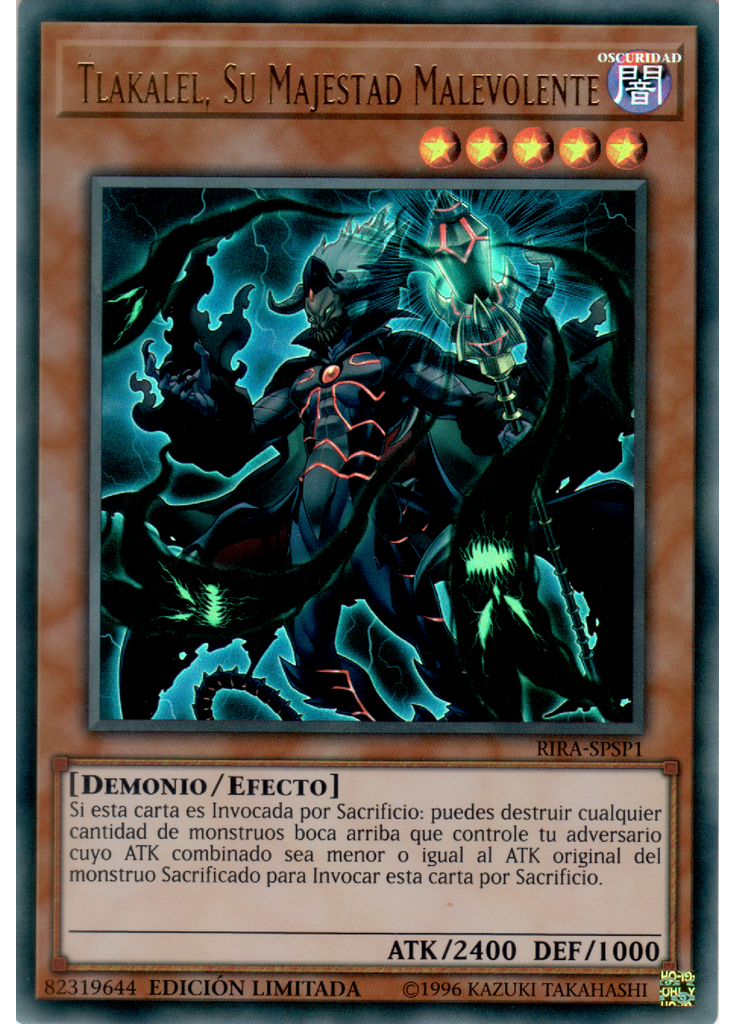 Tlakalel, Su Majestad Malevolente