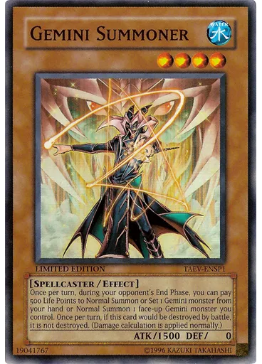 Gemini Summoner — Sneak Peek Participation Cards