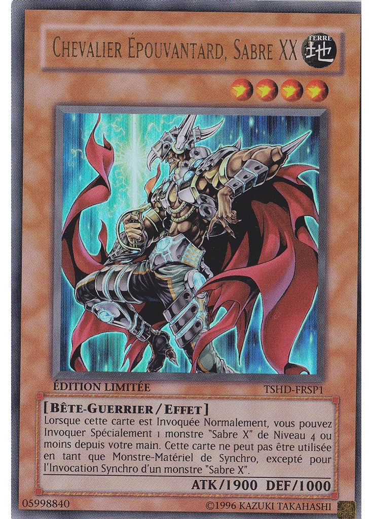 Chevalier Épouvantard, Sabre XX