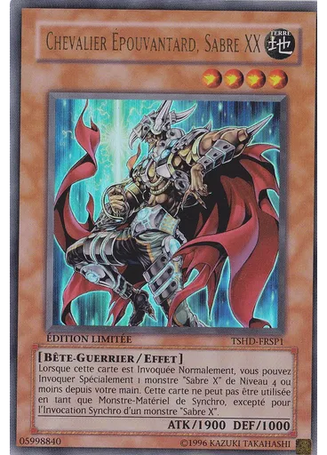 Chevalier Épouvantard, Sabre XX