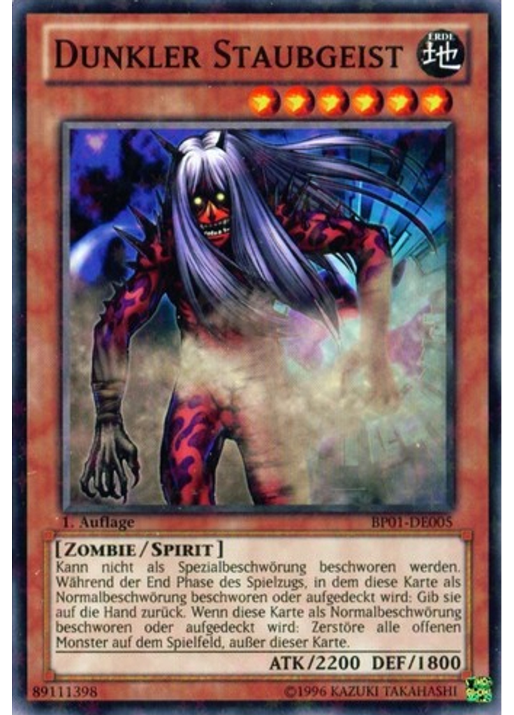 Dunkler Staubgeist (Starfoil Rare 1st Edition)