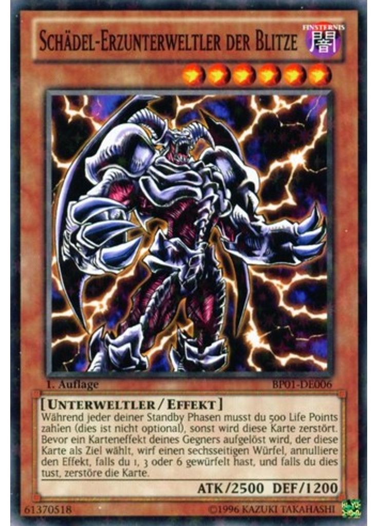 Schädel-Erzunterweltler der Blitze (Starfoil Rare 1st Edition)