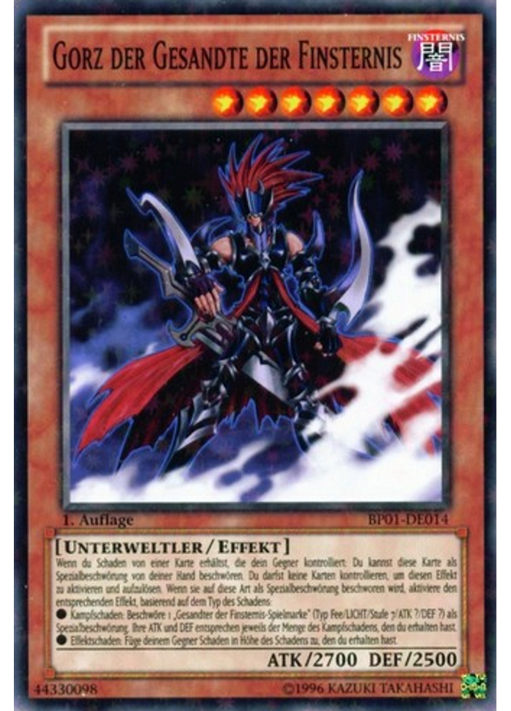 Gorz der Gesandte der Finsternis (Starfoil Rare 1st Edition)