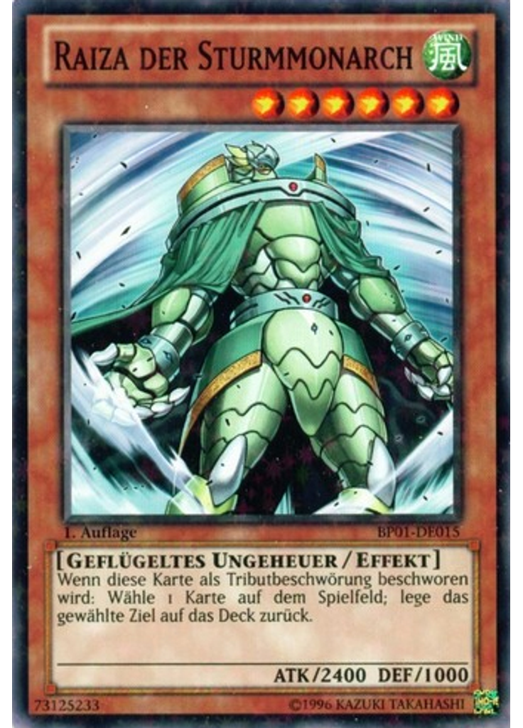 Raiza der Sturmmonarch (Starfoil Rare 1st Edition)